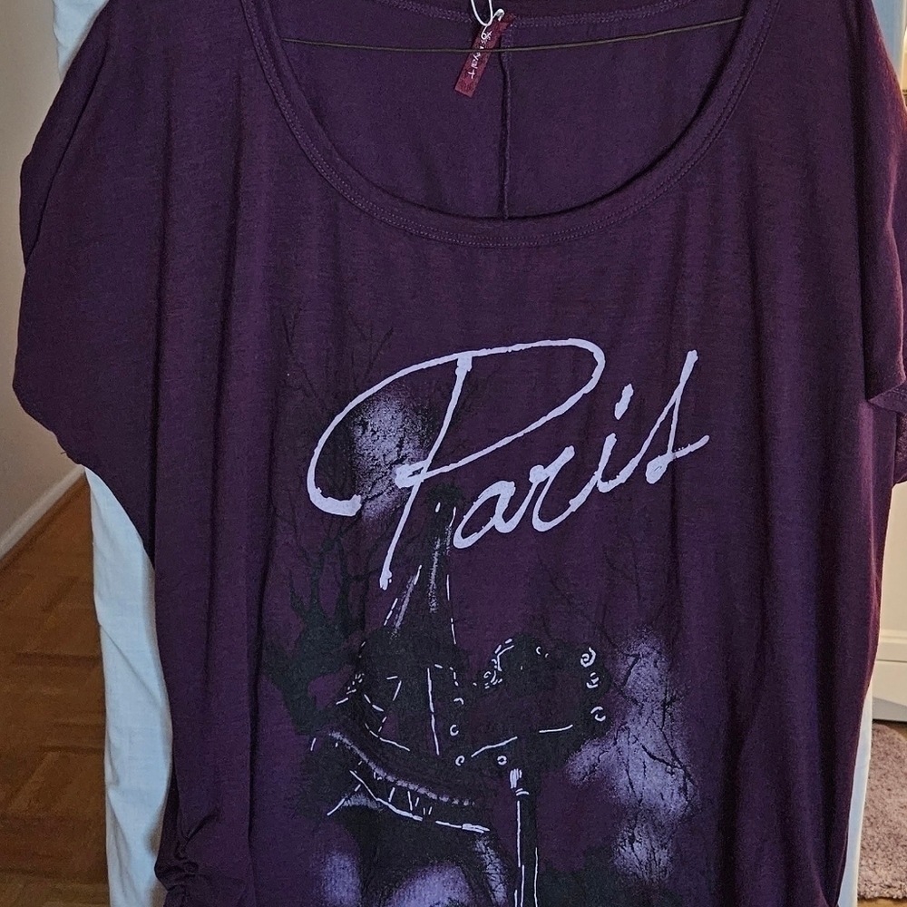 Miss Royal T Purple Paris T Shirt XL